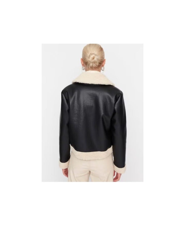 ترينديول جاكيت بسحاب من الفرو XS - Image 5