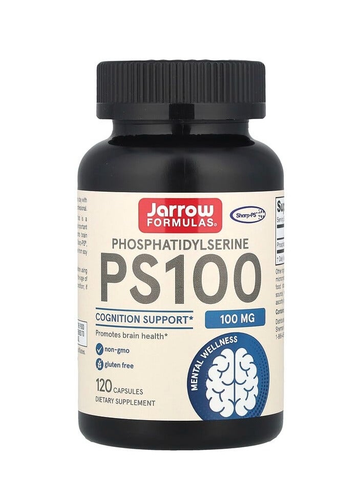 jarrow formulas PS100, Phosphatidylserine, 100 mg, 120 Capsules