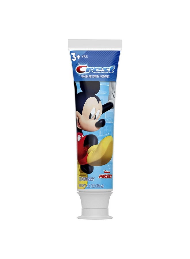 Crest Kid's Cavity Protection Toothpaste Featuring Disney Junior Mickey Mouse, Strawberry, Ages 3 plus, 4.2 Ounce (Pack of 6) - Image 2