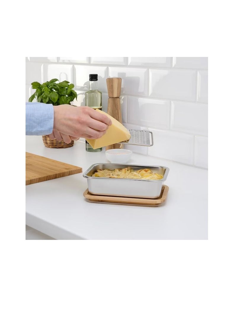 Lid, rectangular/bamboo - Image 3