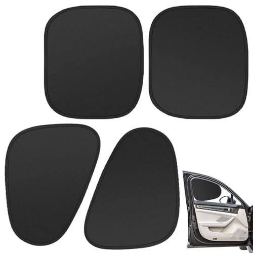 Soulagers Static Cling Car Window Sun Shade for UV Protection 475cm x 36cm 187x142 No Obstruction to Rearview Mirror Easy Install Reusable Blocks 99 UV Rays - Image 1