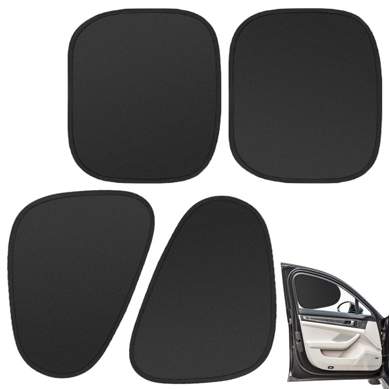 Soulagers Static Cling Car Window Sun Shade for UV Protection 475cm x 36cm 187x142 No Obstruction to Rearview Mirror Easy Install Reusable Blocks 99 UV Rays - Image 3