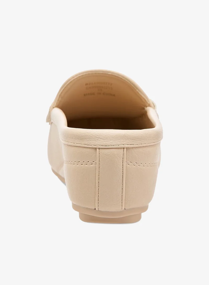 Le Confort Solid Slip-On Comfort Mules with Wedge Heels