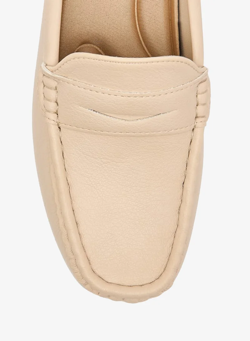 Le Confort Solid Slip-On Comfort Mules with Wedge Heels