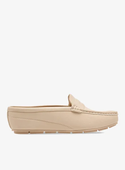 Le Confort Solid Slip-On Comfort Mules with Wedge Heels