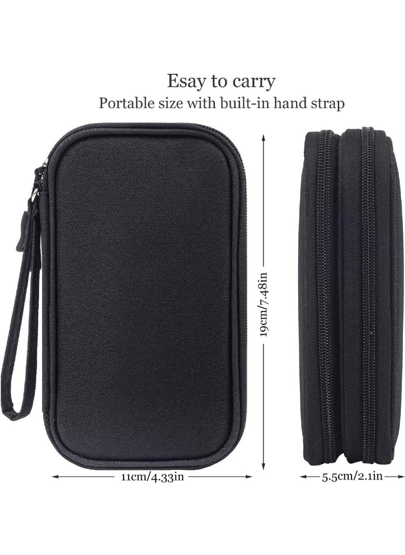 Rock Pow Electronic Organizer Travel USB Cable Accessories Bag/Case Waterproof for Power Bank Charging Cords Chargers Mouse Earphones Flash Drive  - Image 3