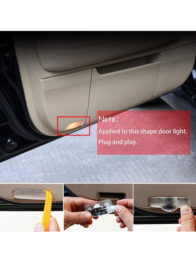 إليت مصباحان LED لعرض شعار باب السيارة، مصباح ترحيبي بظلال شفافة، إضاءة عالية الوضوح لباب السيارة، تحكم ذكي بدائرة متكاملة، عدسة عالية النفاذية، هيكل من مادة ABS، تركيب سهل وغير مُتلف، ترقية إضاءة عتبة الباب الداخلية - Image 4
