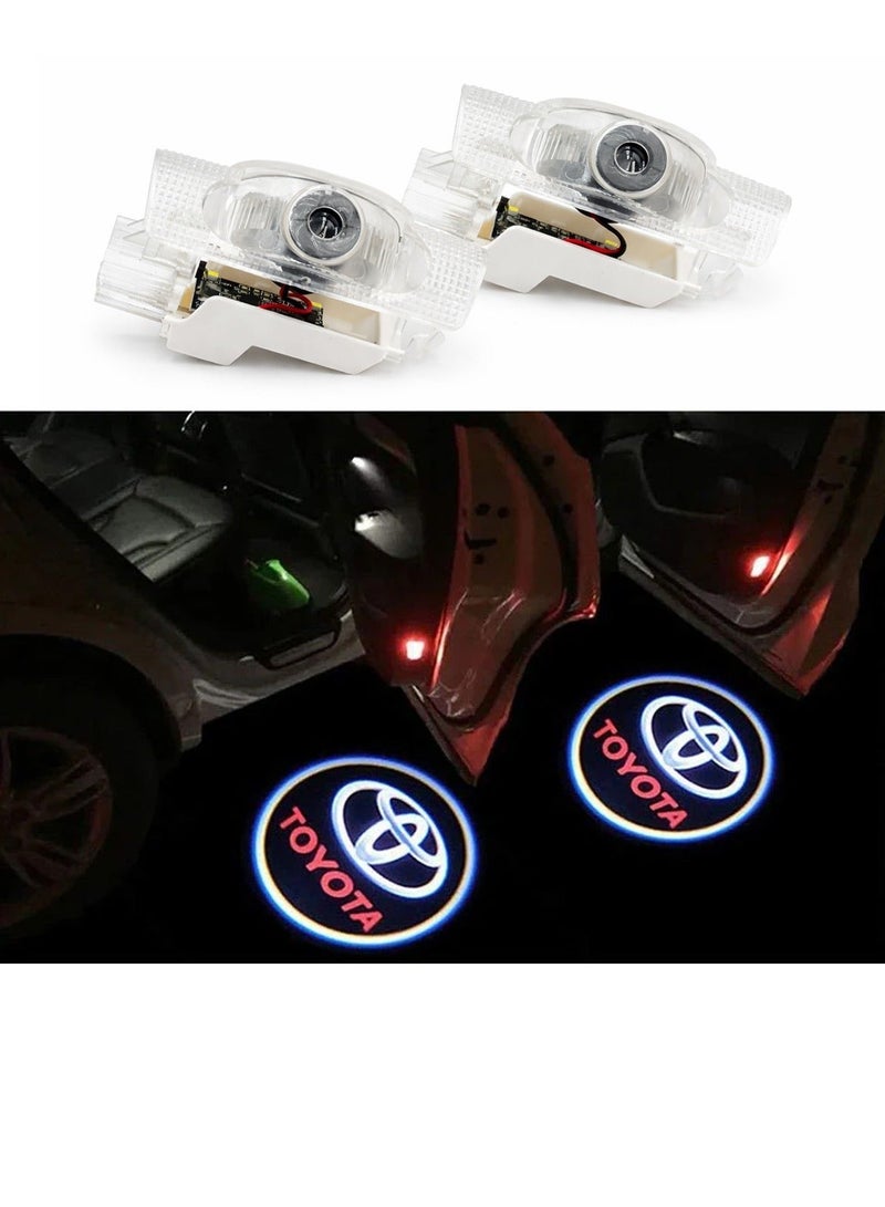 Elite LED Car Door Logo Projector Light 2PCS, Plug and Play Ghost Shadow Courtesy Lamp, HD Welcome Light for Car Door, Smart IC Control, High Transmittance Lens, ABS Housing, Non Destructive Installation, Interior Step Puddle Light Upgrade - Image 1