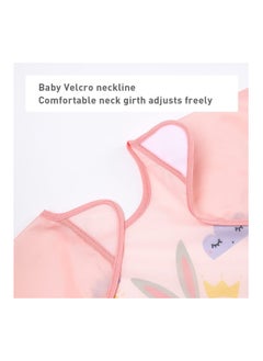 KASTWAVE 3 Pcs Long Sleeve Waterproof Feeding Smock Apron Baby Bibs, For 6-24 Months Infant Child Toddler  - Image 4