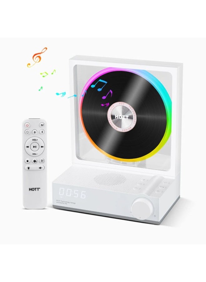 HOTT C229 Desktop Portable CD Player with Bluetooth - Image 1