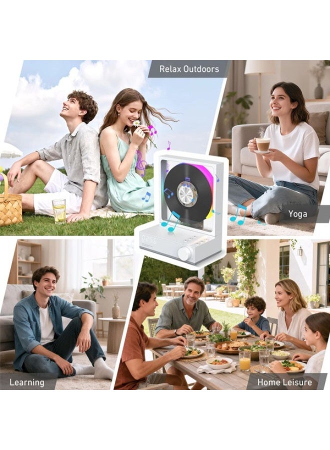HOTT C229 Desktop Portable CD Player with Bluetooth - Image 3
