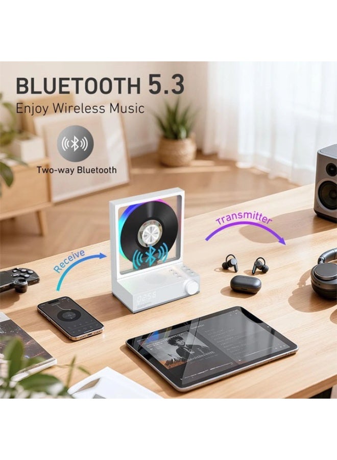 HOTT C229 Desktop Portable CD Player with Bluetooth - Image 4