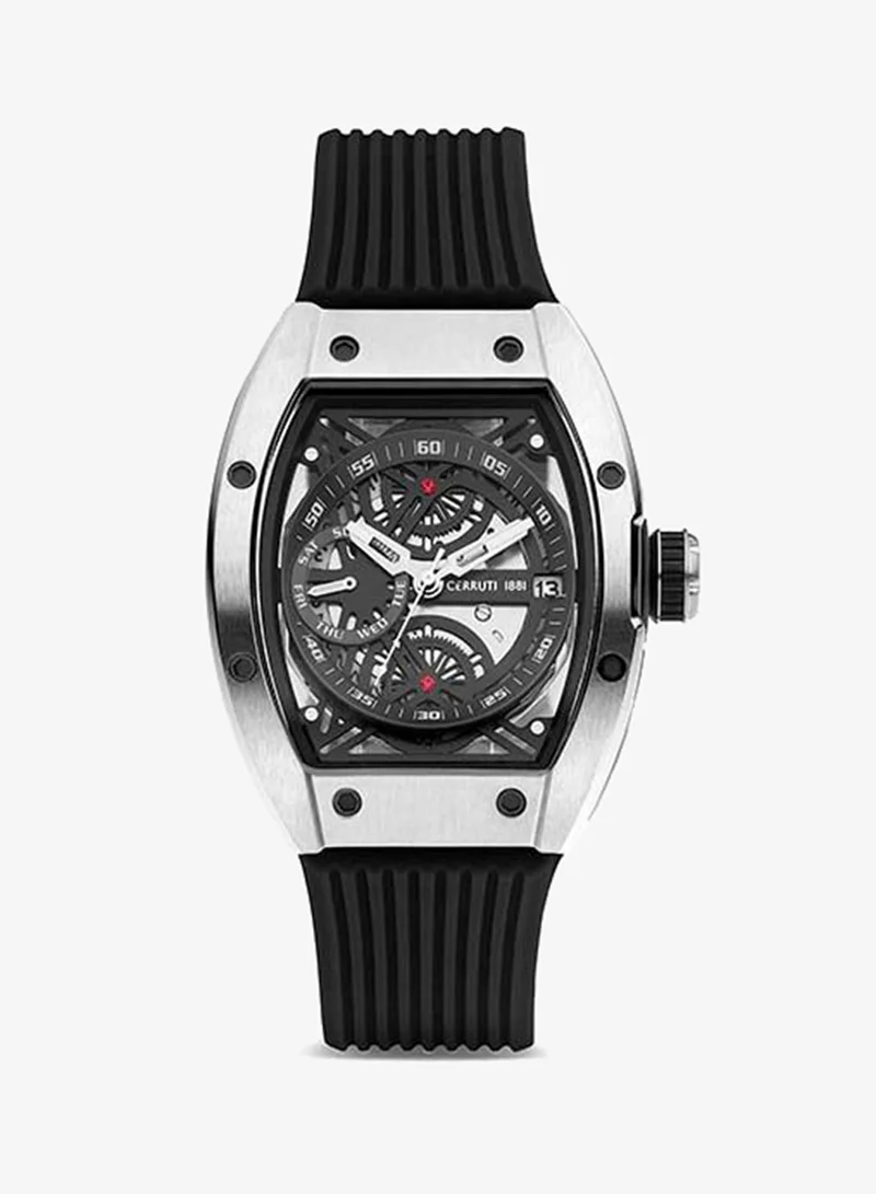 OVARO Round Analog Wrist Watch CIWGQ2206703 - 48 mm - Black