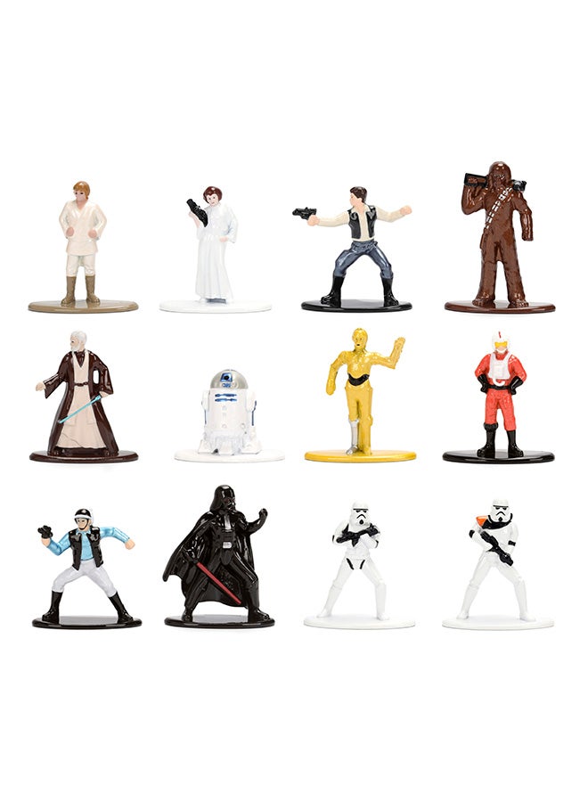 Jada Star Wars Nano Metalfigs 12-Pack – Series 1 Toys | 1.65” Die-Cast Mini Figures Featuring Luke Skywalker, Darth Vader, Princess Leia, and More, Officially Licensed, Ages 3+ - Image 3