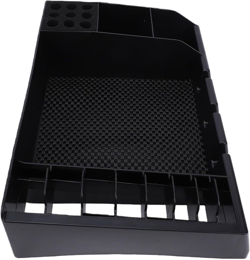 Barber Station Organizer, Multifunctional Hard Plastic Hair Tool Tray, Non Slip Base Tray for Clippers, Scissors, Combs & Brushes, Ideal for Salon Accessories (Barber Tool Organizer) - Image 4