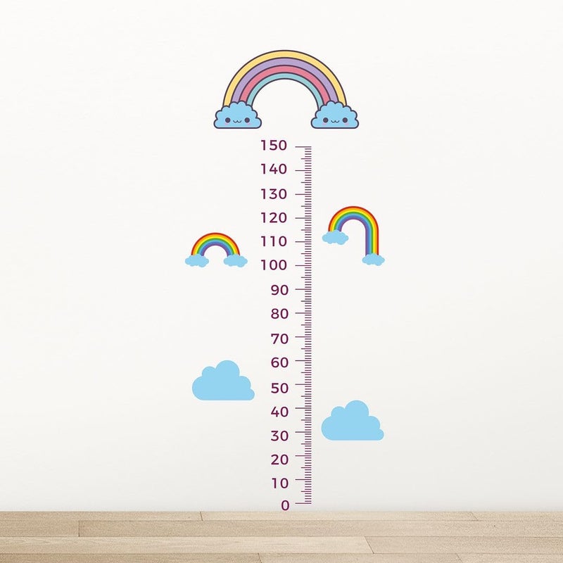 CVANU Height Measuring Scale Self-Adhesive Vinyl Wall Sticker for Wall Decoration (31.8inX73.4in)_S277 - Image 5