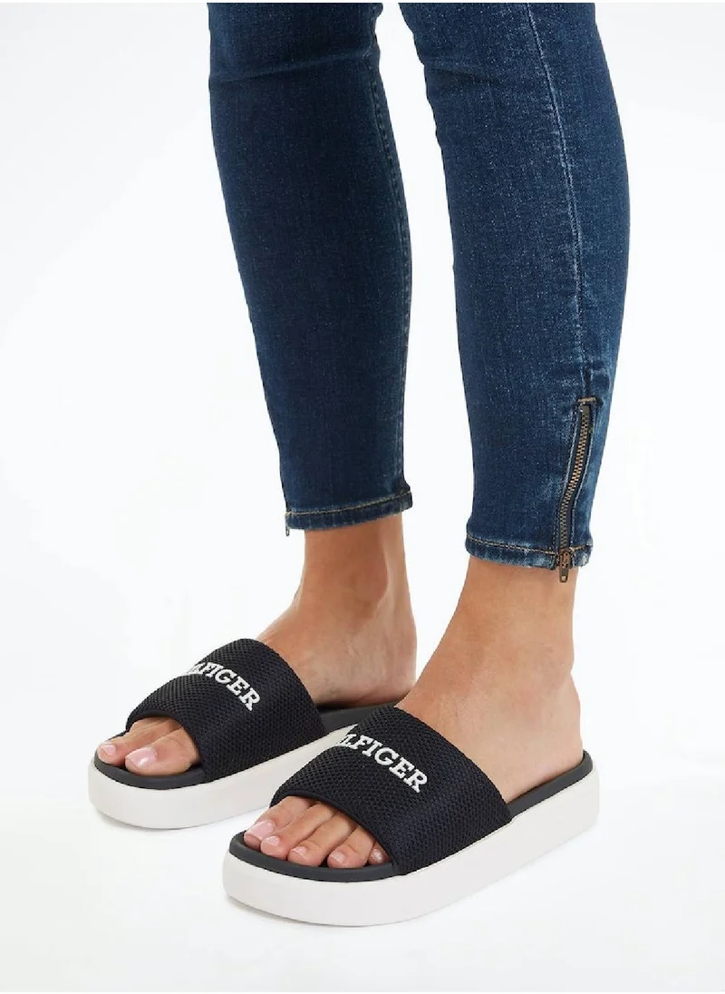 TOMMY HILFIGER Platform Breathable Pool Slides