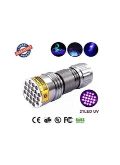 PROMASS Aluminium Invisible Blacklight Ink Marker 21LED 21 LED UV Ultra Violet Flashlight Torch Light Lamp  - Image 2