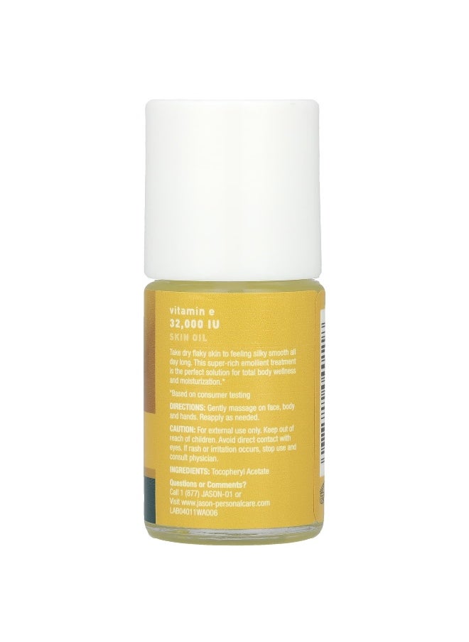 Jason Natural Jason Natural, Vitamin E Skin Oil, 32,000 IU, 1 fl oz (30 ml)  - Image 2