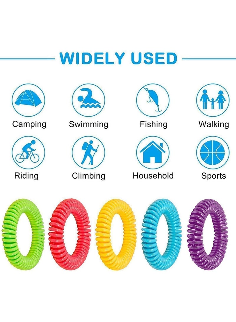 Generic DELFINO Mosquito Repellent Bracelets - 5 Pack, Natural DEET-Free Waterproof Wristbands for Adults & Kids, 250 Hours of Outdoor Protection  - Image 3