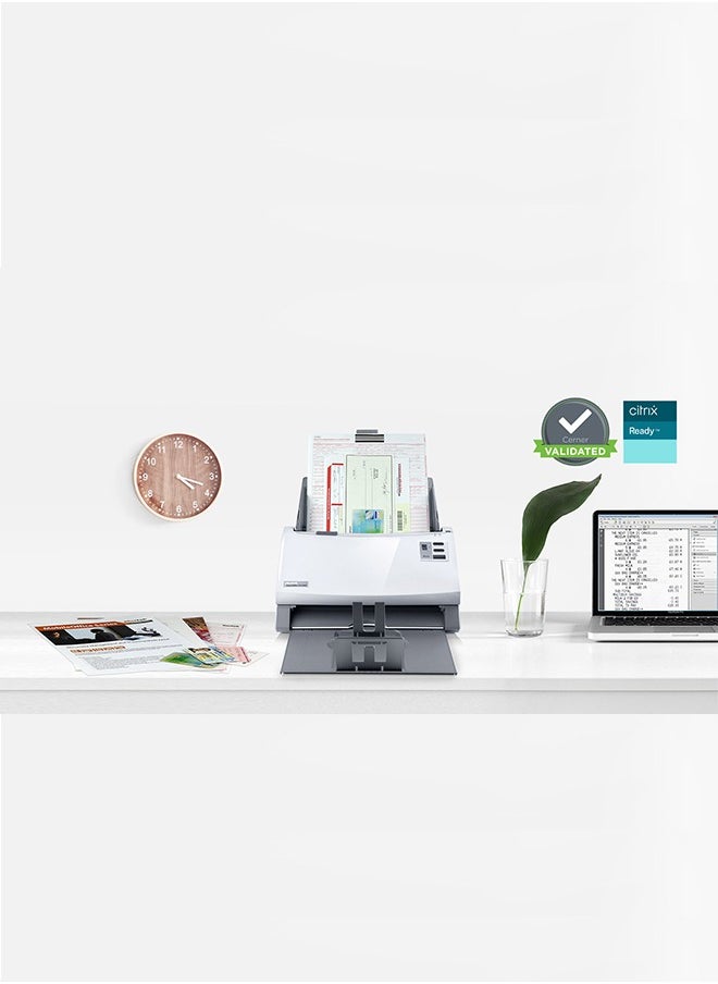 Smart Office PS3180U Document Scanner - 1200dpi, Duplex, 80 Pages per Minutes, Wired