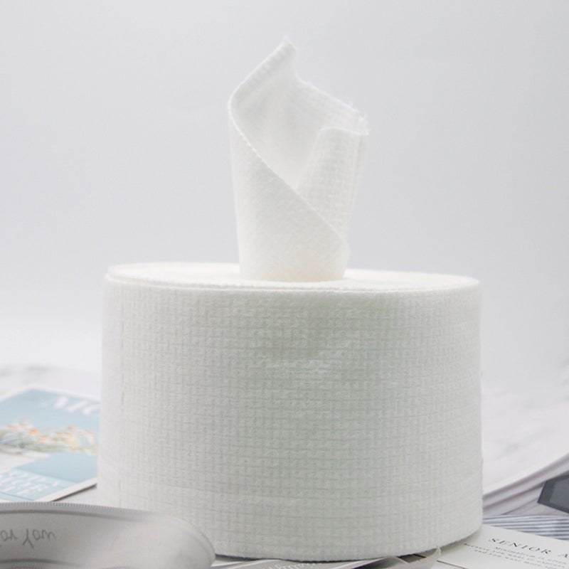 Cotton Face Towels Soft Extra Disposable Facial Tissues Cotton White Baby Washcloths for Sensitive Skin Cleansing Towelettes Makeup Remover Beauty Salon Home Hand Wipes - Image 2