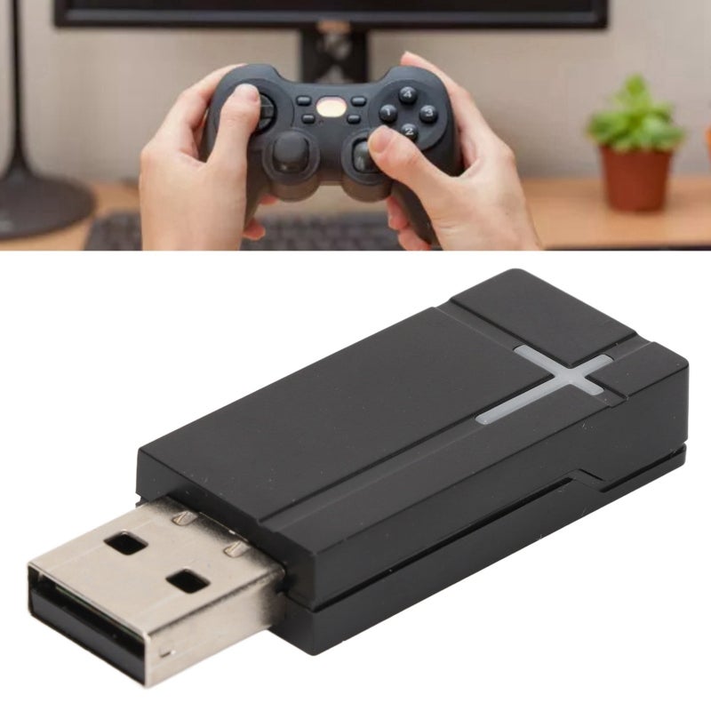 Controller Adapter Plug And Play 2.4G Wireless Gamepad Receiver for PC Laptop - Image 3