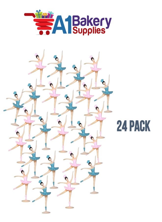 A1 Bakery Supplies 24 Pack Cake Toppers Cup Cake Toppers (Ballerina Figurines) - Image 3