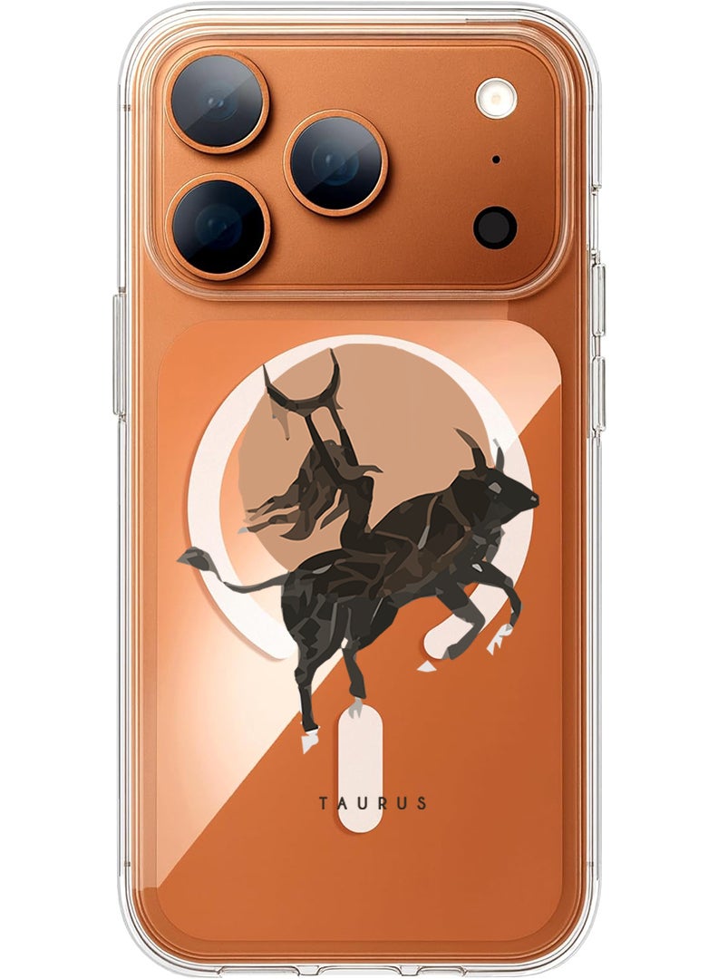 Theodor Magnetic Case for Apple iPhone 17 Pro Max Compatible with MagSafe Wireless Charging, Shockproof Phone Bumper Cover - Three Panda-01 - Image 1