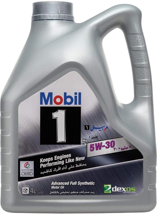 Mobil Mobil 1™ Advanced Fully Synthetic 5W-30 Engine Oil, 4L  - Image 1