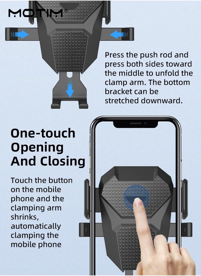 2 Pcs Universal Car Phone Holder Hands Free Cradle,  360° Rotatable Long Arm Suction Cup Phone Mount for Car Dashboard Windshield
