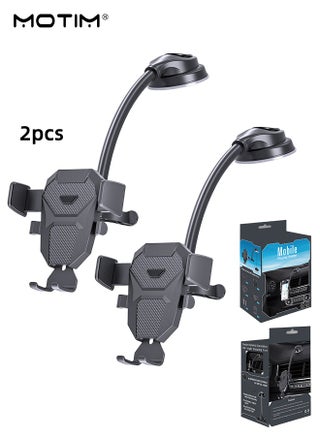 2 Pcs Universal Car Phone Holder Hands Free Cradle,  360° Rotatable Long Arm Suction Cup Phone Mount for Car Dashboard Windshield - pzsku/Z33E992FF45B262F89CC4Z/45/1751622029/ad0c315a-c469-466e-b6bf-9c340293cd01
