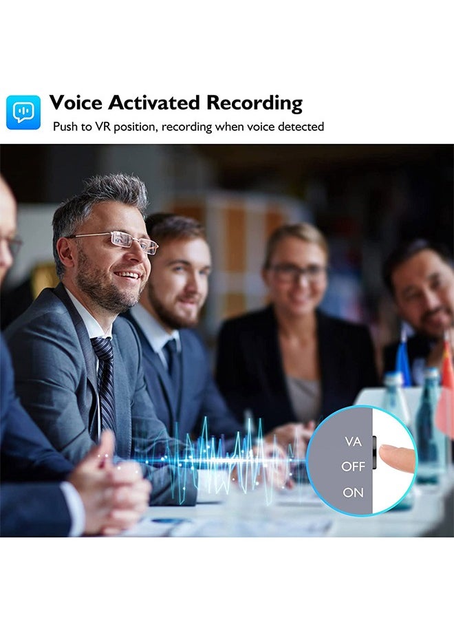 Generic - 64GB Sound Recorder Voice Recorder HD , Noise Reduction Ultra Long Standby , Sound Activated Recorder with HIFI MP3 Player Voice Recorder - Image 1