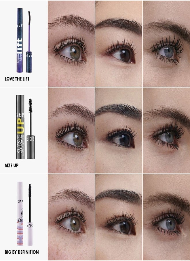 SEPHORA - SEPHORA COLLECTION Love The Lift Curling + Volumizing Mascara – Ultra-Defining, Long-Lasting, Smudge-Proof Formula for Maximum Lift, Curl, and Volume – 0.27 oz / 8 mL - Image 1