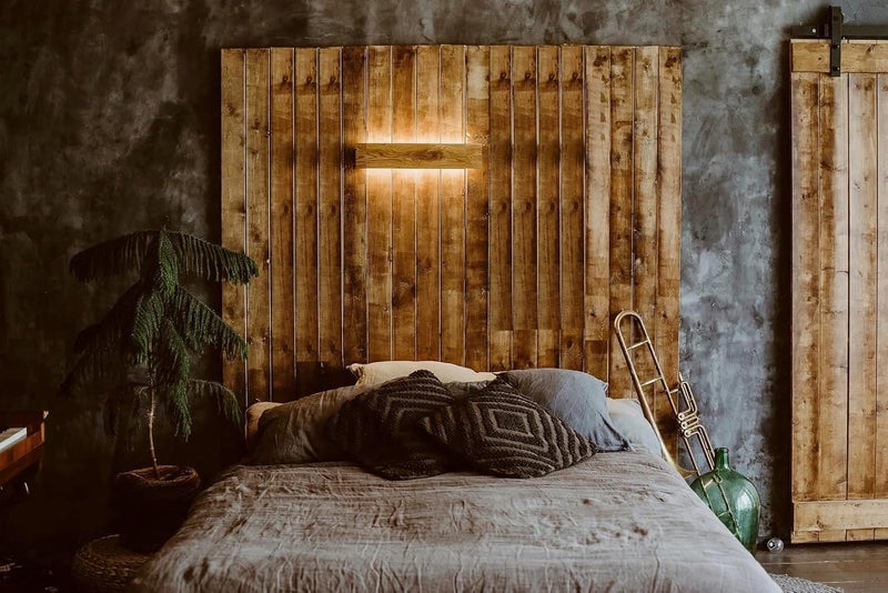Groeien Groeien Wooden 15 W LED Wall Light Wall Lamp Indoor Wooden Night Lamp Warm White for Bedroom Hallway Stairs Interior Lighting33 cm  - Image 2
