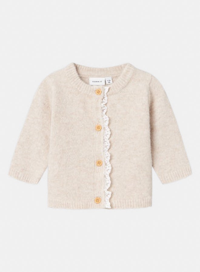 name it Baby Girls Rikimmi Longsleeve Knit Cardigan - Image 1