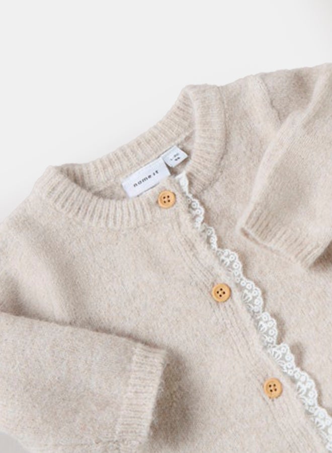 name it Baby Girls Rikimmi Longsleeve Knit Cardigan - Image 5
