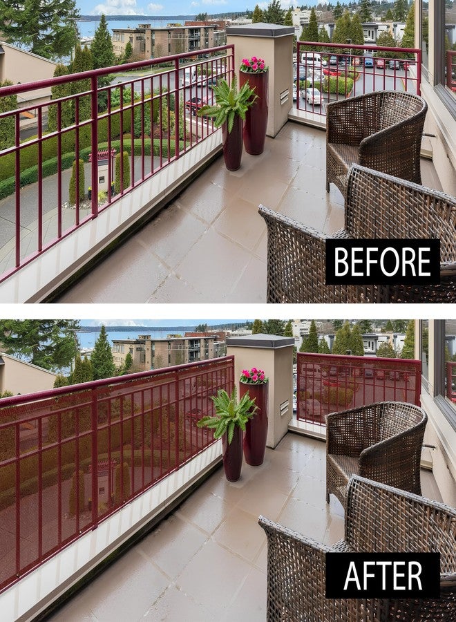 HIPPO Baby Safety Net for Balcony & Staircase Railing Guard for Kids Stairway Safety Net Protector Safety Banister for Baby Toddler (1MTX4MT, Brown) - Image 3