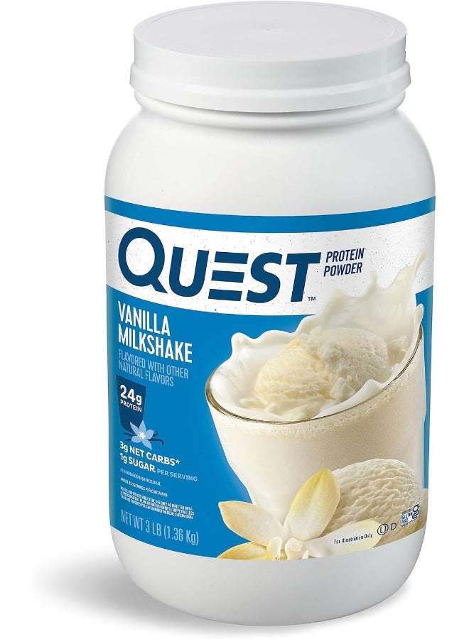 Quest Nutrition Vanilla Milkshake Protein Powder - Image 1