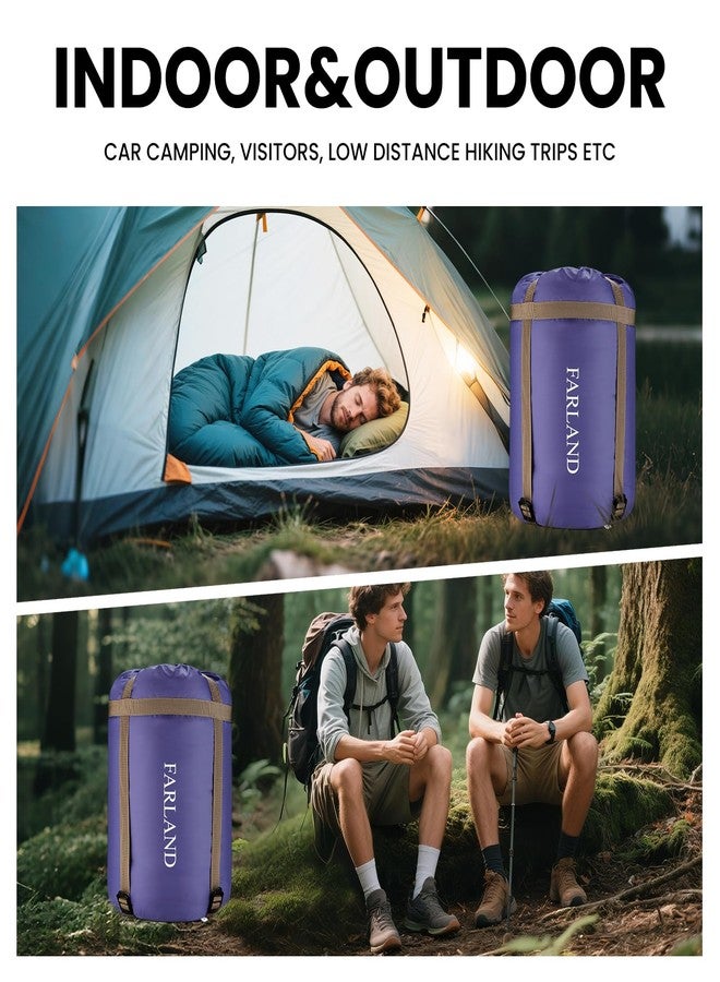 FARLAND Sleeping Bags 30℉ for Adults Teens Kids with Compression Sack Portable and Lightweight for 3-4 Season Camping, Hiking,Waterproof, Backpacking and Outdoors - Image 5