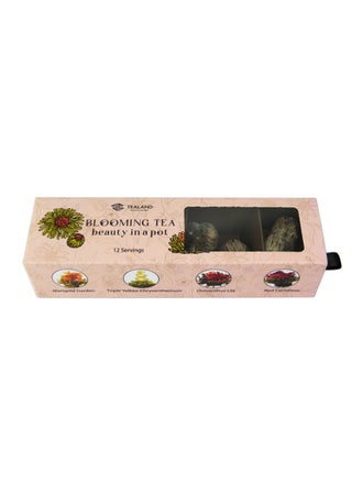 Blooming Tea Gold Gift Box Hand Rolled Flowering Tea Balls Non-Caffeinated 100% Natural Ingredients Stress Relief & Health Support - pzsku/Z33E9EDB26F194EF90D70Z/45/_/1705243306/c71039aa-a6e2-4989-b554-c7f0ac5c6984