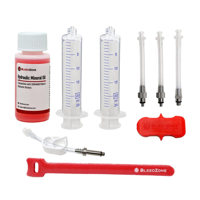 BleedZone Bleed Kit for Zoom Hydraulic Brakes with 60ml Mineral Oil, Ideal for Zoom Brake Bleed Kit - Works with Zoom Brakes on Trikes, Bicycle Brake Bleed Kit, Designed for Zoom Bleed Kit - Image 2