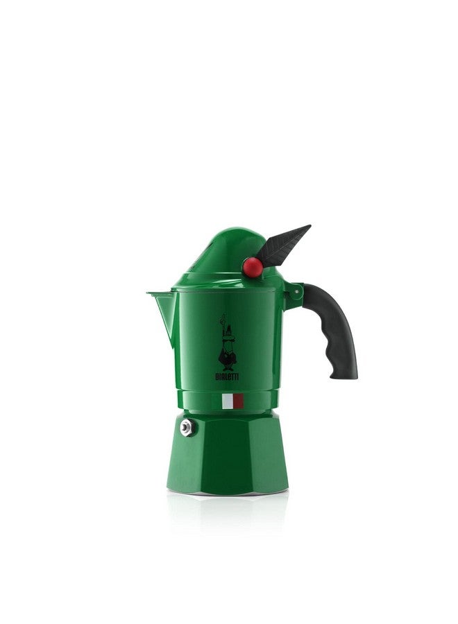 BIALeTTI بيالتي : موكا ألبينا - إصدارات محدودة - 3 أكواب، عبوة من 1 أخضر - Image 1