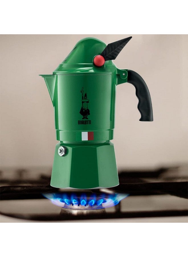 BIALeTTI بيالتي : موكا ألبينا - إصدارات محدودة - 3 أكواب، عبوة من 1 أخضر - Image 3