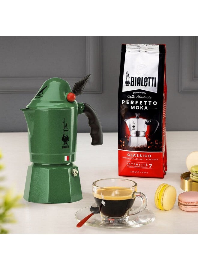 BIALeTTI بيالتي : موكا ألبينا - إصدارات محدودة - 3 أكواب، عبوة من 1 أخضر - Image 2