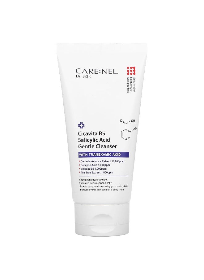CARENEL Care:Nel, Cicavita B5, Salicylic Acid Gentle Cleanser, 5.07 fl oz (150 ml)  - Image 1