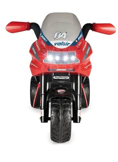 Peg Perego DUCATI DESMOSEDICI EVO Ride on Toy Bike Rechargeable Battery Operated Motorcylcle for Kids / Toddlers with Lights and Sounds-Red  - Image 3