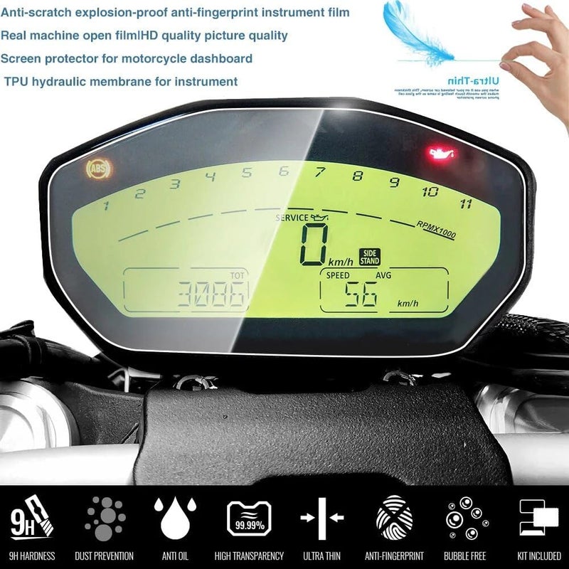 Yurefax Motorcycle Dashboard Screen Protector for Ducati - Image 2