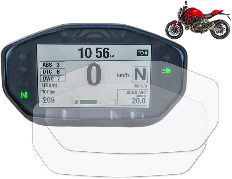 Yurefax Motorcycle Dashboard Screen Protector for Ducati - Image 1