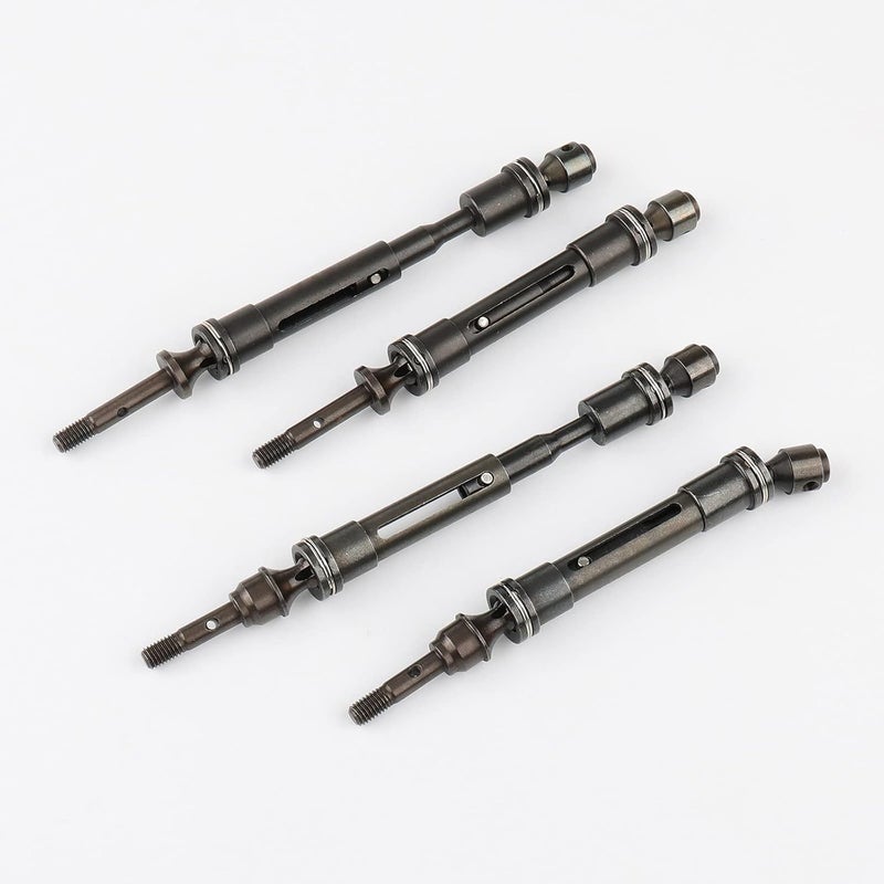NewZoll 110 RC Car Metal Front  Rear Drive Shaft Transmission Axle Upgrades Parts Replacement for TRAXXAS Slash CVD HQ727 Short Truck Pack of 4  - Image 5